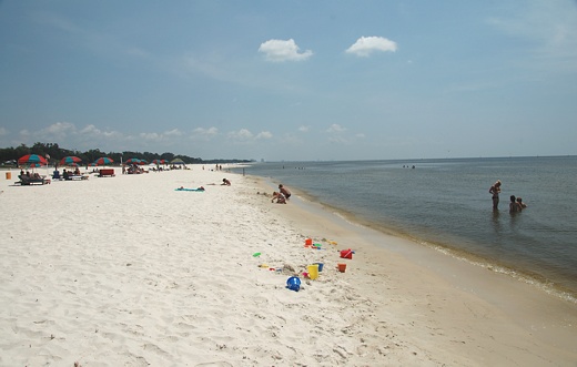 Gulfport Ms Beach. The sand is clean, the each